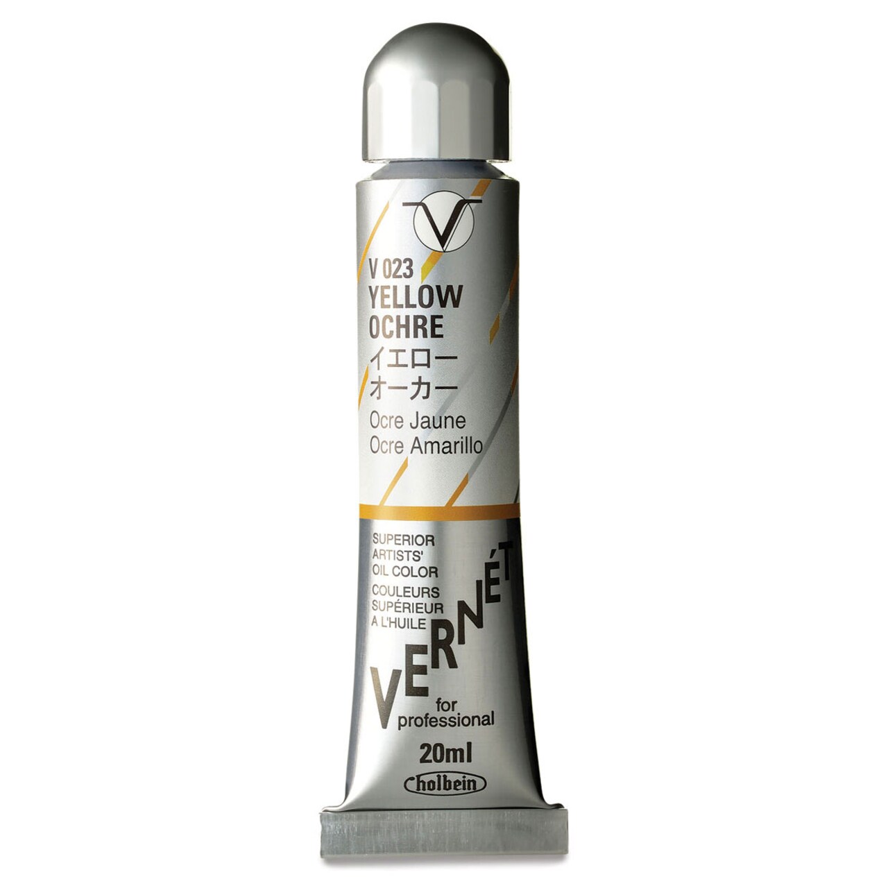 Holbein Vernét Superior Artists' Oil Color - Yellow Ochre, 20 ml tube